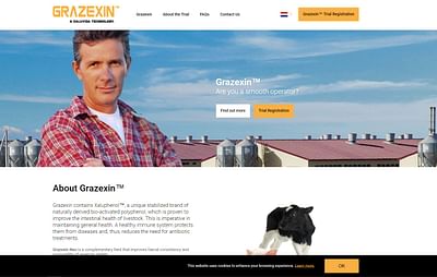 European Launch Campaign for Grazexin - Image de marque & branding
