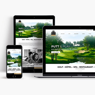 Site internet pour Le Royal Mougins Golf & Resort