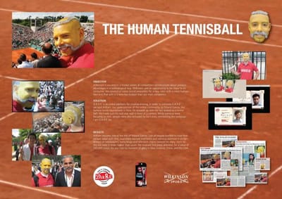 HUMAN TENNISBALL - Reclame