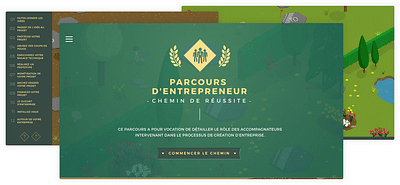 Parcours d'entrepreneur - Website Creation