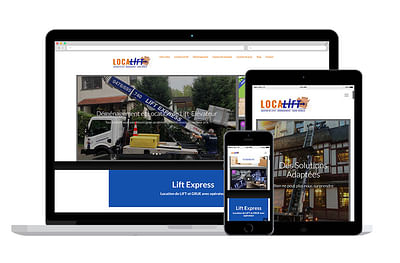 Localift - site Internet Lift Express Services - Rédaction et traduction