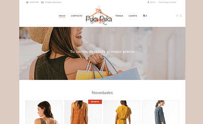 Tienda online (backend y frontend) de PukaPuka - E-commerce