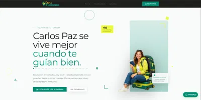 Cari Turismo: desarrollo web y SEO para turismo en Carlos Paz - Création de site internet