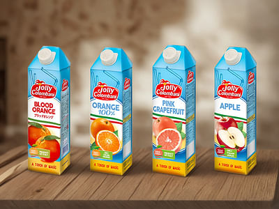 Grafica Linea Succhi di Frutta - Mercato Coreano - Identità Grafica