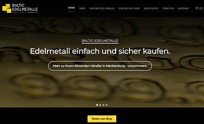 Baltic Edelmetalle - E-Commerce