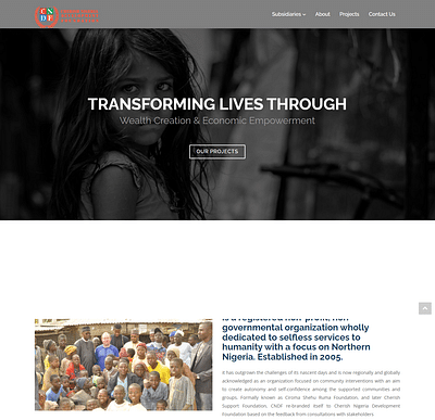 Awesome NGO website - Webseitengestaltung