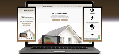 Website voor Energy House – EPC & Asbestattesten - Création de site internet