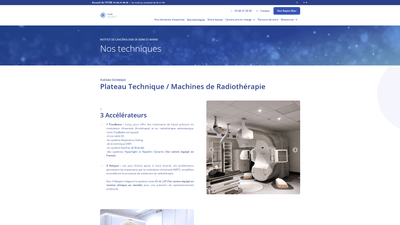 Institut de cancerologie de Seine et Marne - Webseitengestaltung