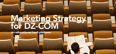 Digital Transformation & Market Entry Strategy for DZ-COM - Digital Strategy