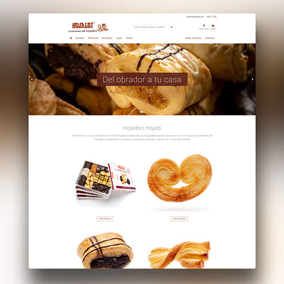 Diseño y desarrollo web ecommerce para Hojalbi - Creazione di siti web