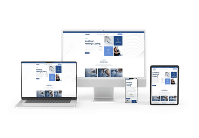 Business branding for Ironwood Heating & Cooling - Branding y posicionamiento de marca