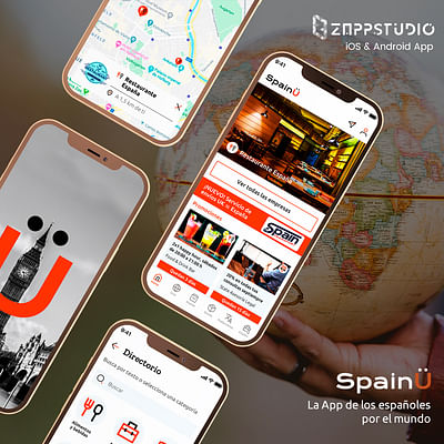 Desarrollo App iOS y Android - SpainÜ - Ontwerp