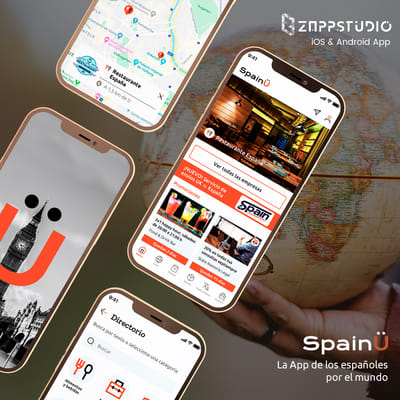 Desarrollo App iOS y Android - SpainÜ - Design & graphisme
