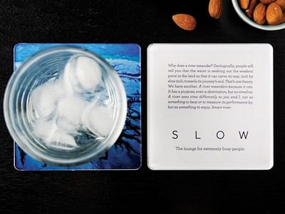 SLOW Lounge, 2 - Publicité