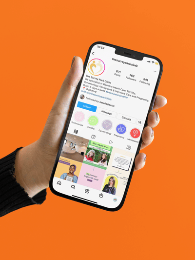 Relaunching The Surrey Park Clinic's social media - Social Media