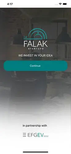 Falak Startups Mobile App - Applicazione Mobile