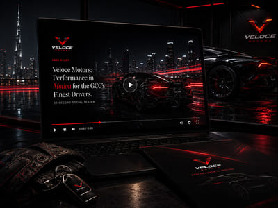 Veloce Motors - Brand, Web & Motion - Concept Project - Graphic Design