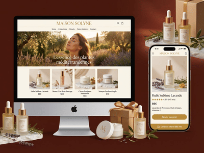 Maison Solyne - Ergonomie (UX/UI)