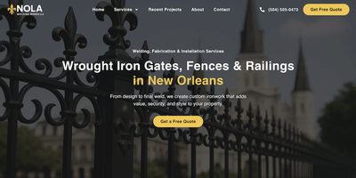 Nola Welding - Référencement naturel