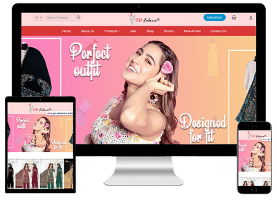 SD Fabrics - Onlinewerbung