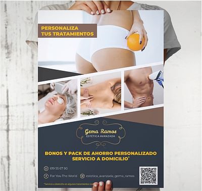 Diseño de imagen de marca y flyer publicitario - Diseño Gráfico
