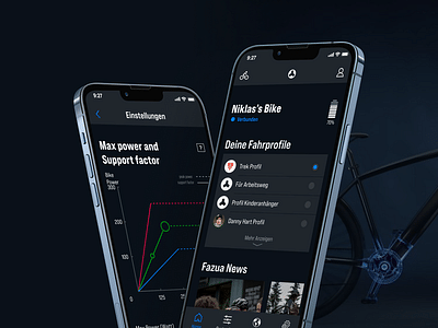 E-Bike App des revolutionären FAZUA Drive Systems - Mobile App