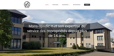 Site internet Mons Syndic - Website Creation