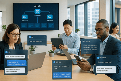 Scalable Multilingual AI Assistant Architecture - Künstliche Intelligenz
