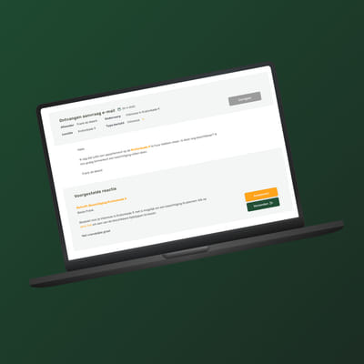 Giraf beantwoordt automatisch e-mails met AI. - Innovatie
