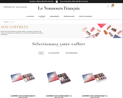 Site ecommerce Le Nounours Francais - Branding & Positioning