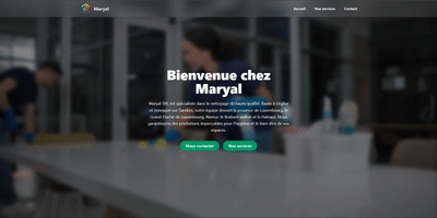 Site vitrine avec panel pour valoriser ses services de nettoyage B2B - Creazione di siti web