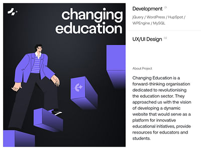Changing Education - UX/UI Design & Development - Creazione di siti web