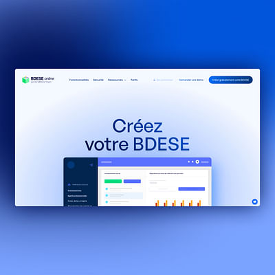 Identité de marque et site web pour BDESE Online - Ergonomie (UX/UI)