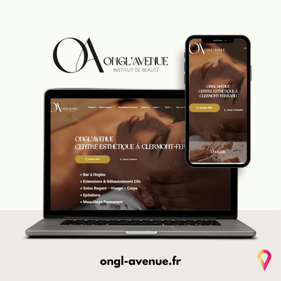 Ongl'Avenue - Institut de beauté - SEO
