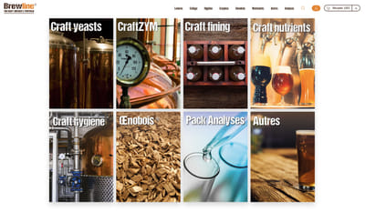 Brewline - Boutique en ligne pour micro-brasseries - Website Creation