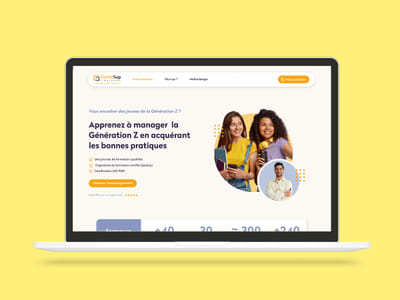 Conception de deux landing pages pour Formasup Training - Ergonomie (UX/UI)