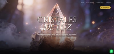 Cristales De Luz - Web Application
