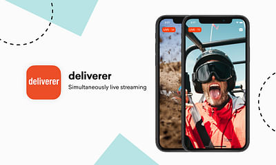deliverer - simultaneously live streaming - Graphic Design