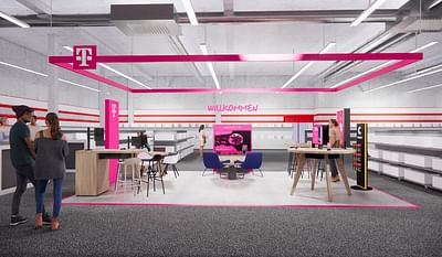 CX Design Telekom Fachmarkt Konzept - Grafikdesign