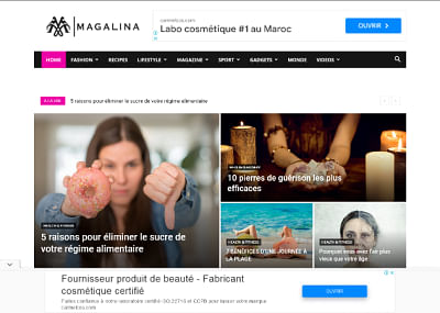 MAGALINA.COM - Website Creatie