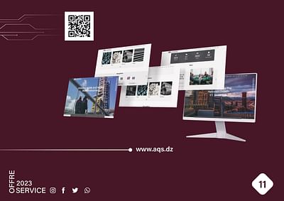 Site web pour Algerian Qatari steel - Website Creation