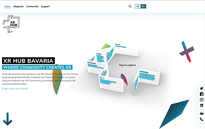 XR Hub Bavaria: Informationsplattform für XR-Szene - Innovation