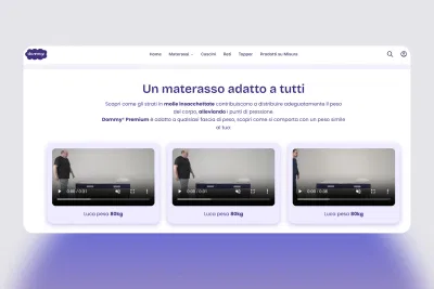 Dommy Materasso - Creación de Sitios Web