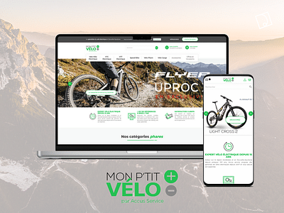 Mon P'tit Vélo, site e-commerce sur-mesure - Publicité en ligne