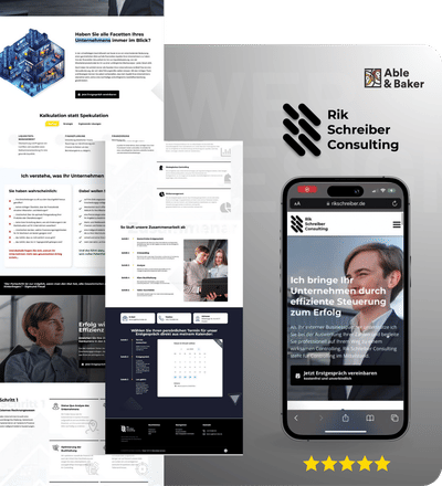 🔥 Webseite für Unternehmensberatung - Webseitengestaltung