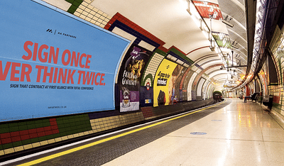 London Underground Advertising - Branding & Posizionamento