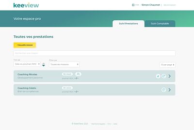 KeeView - Application web