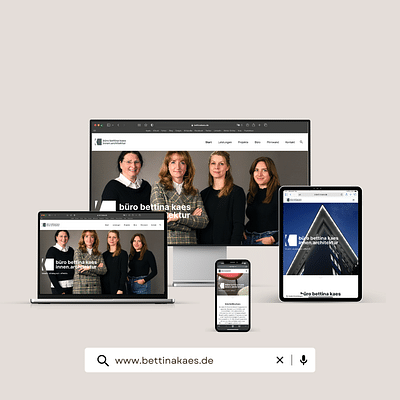 Büro Bettina Kaes Website - Création de site internet