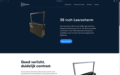 Website Expansion for Leerscherm by Bacron - Website Creatie