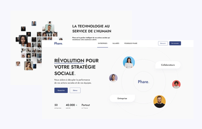 Phare360 - plateforme HCM - Création de site internet
